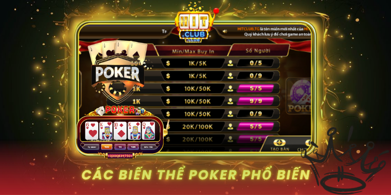 Cac Bien The Poker Pho Bien
