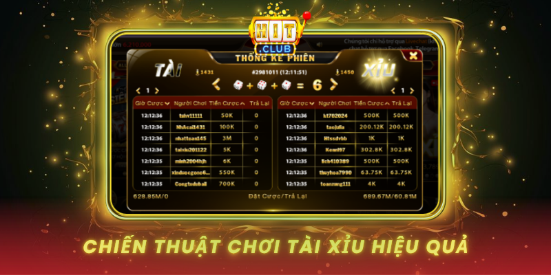 Tài Xỉu HitClub Trò Chơi Dân Gian Được Yêu Thích Nhất 2 Chien Thuat Choi Tai Xiu Hieu Qua