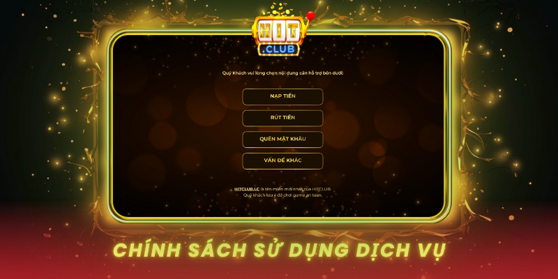 Chinh Sach Su Dung Dich Vu