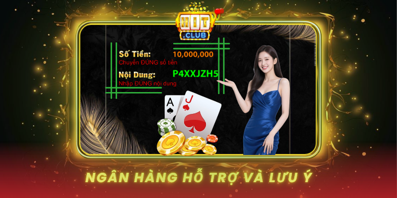 Nạp Tiền Bằng Quick QR HitClub Siêu Tốc Chỉ Vài Giây 3 Ngan Hang Ho Tro Va Luu Y